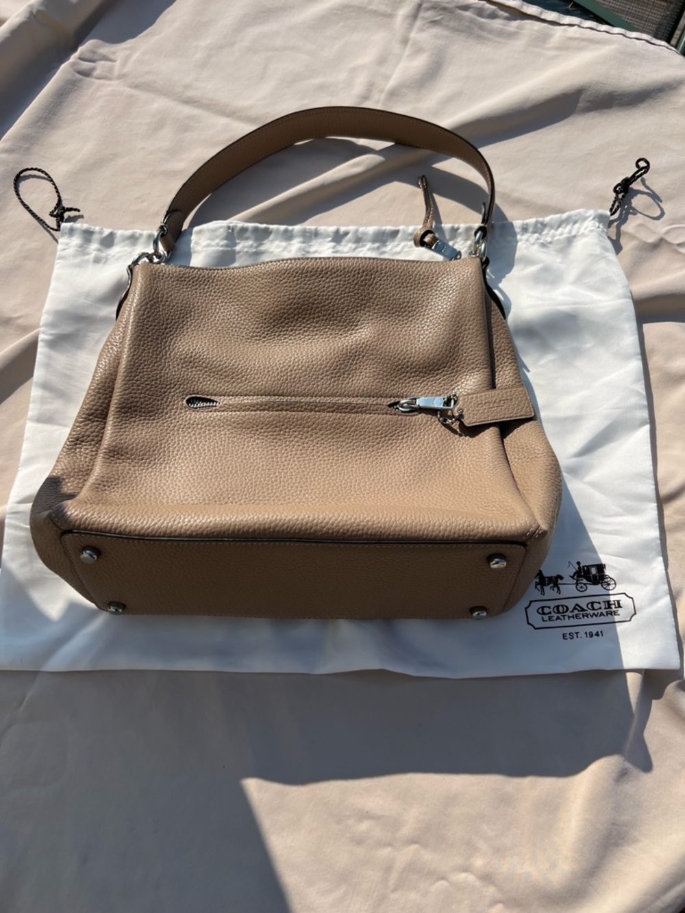 Coach Leather Shoulder Bag
